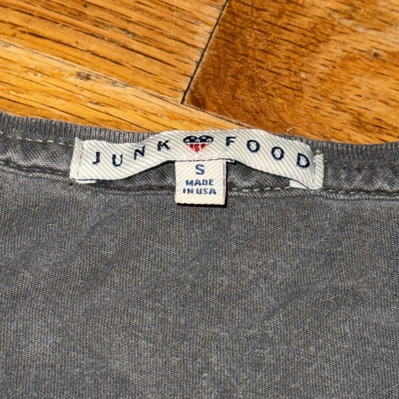 AEROSMITH Concert Tour T-Shirt ROCK IN A HARD PLACE junk food brand SMALL gray - Picture 5 of 5